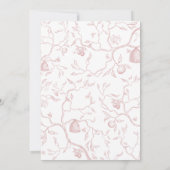 Roze Toile Simanim Kaart 2023 (Achterkant)