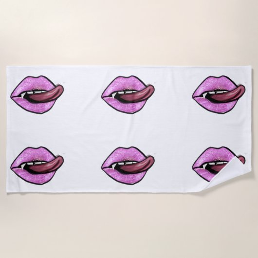 ROZE TONG EN LIPPEN STRANDLAKEN (Voorkant)