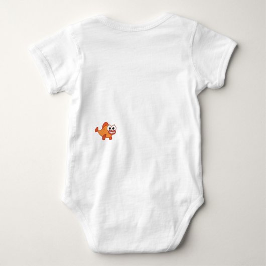 Roze tong en vrienden romper (Achterkant)