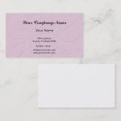 Roze toon op Tone Hibiscus Visitekaartje (Voorkant / Achterkant)