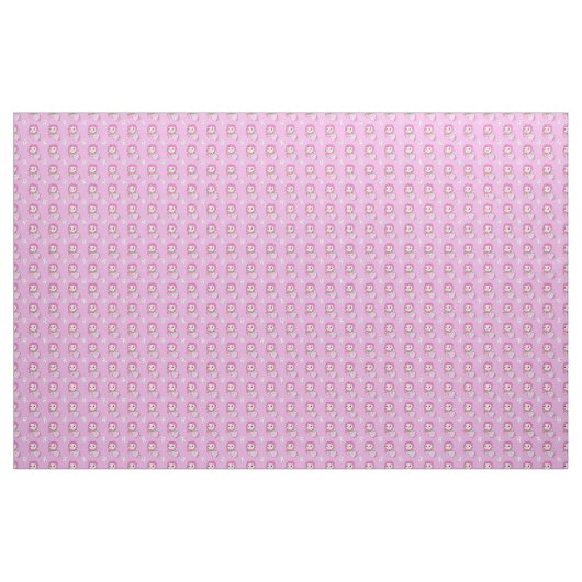 Roze tooth Fairy Pattern Stof (Yard (91,4 cm))