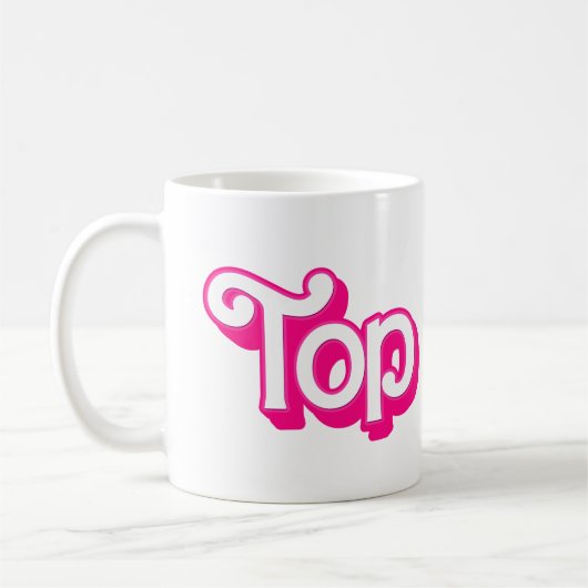 Roze Top Koffiemok (Links)