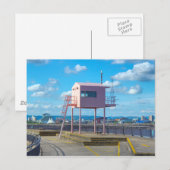 Roze toren/Hut Cardiff Bay Cardiff, Wales 2012 Briefkaart (Voorkant / Achterkant)