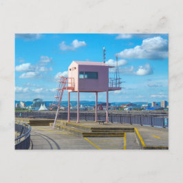 Roze toren/Hut Cardiff Bay Cardiff, Wales 2012 Briefkaart