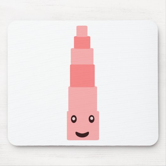 Roze toren Montessori Muismat (Voorkant)
