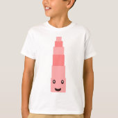Roze toren Montessori T-shirt (Voorkant)