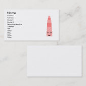 Roze toren visitekaartje (Voorkant / Achterkant)