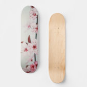  roze torenbloesems persoonlijk skateboard (Voorkant)