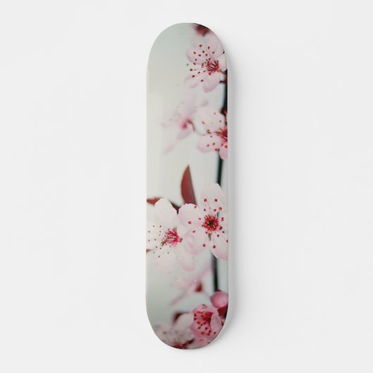  roze torenbloesems persoonlijk skateboard (Voorkant)
