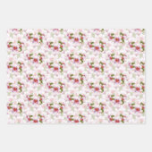  roze torenbloesems Waterverf Inpakpapier Vel (Voorkant 2)