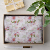  roze torenbloesems Waterverf Tissuepapier (Geschenk)