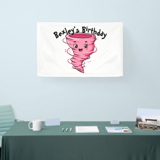 Roze Tornado Spandoek (Beurs)