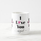 Roze Tortelduifjes sakura cherry tree and blossom Koffiemok (Center)