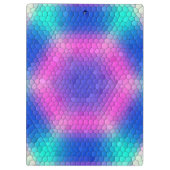 Roze tot Blauwe Zeemeermin Klembord (Achterkant)