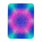 Roze tot Blauwe Zeemeermin Magneet (Verticaal)