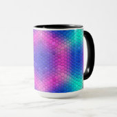 Roze tot Blauwe Zeemeermin Mok (Voorkant rechts)