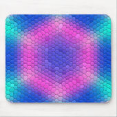 Roze tot Blauwe Zeemeermin Muismat (Voorkant)