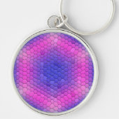 Roze tot Blauwe Zeemeermin Sleutelhanger (Voorkant)