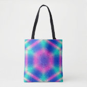 Roze tot Blauwe Zeemeermin Tote Bag (Voorkant)