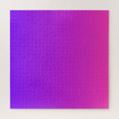 Roze tot Paars | Moderne kleurengradiënt Ombre Legpuzzel (Horizontaal)