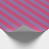Roze tot Paarse gradiënt Zachte strepen Cadeaupapier (Hoek)