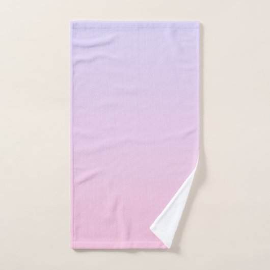 Roze tot Paarse gradiëntkleuren Bad Handdoek (Handdoek)
