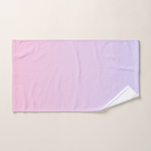 Roze tot Paarse gradiëntkleuren Bad Handdoek (Handdoek)