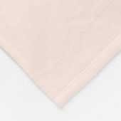 Roze tot Perzik Sunset Ombre met  tekst Fleece Deken (Hoek)
