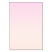 Roze tot Perzik Sunset Ombre met  tekst Kaart (Achterkant)
