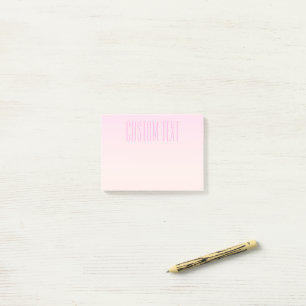 Roze tot Perzik Sunset Ombre met tekst Post-it® Notes