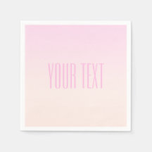 Roze tot Perzik Sunset Ombre met  tekst