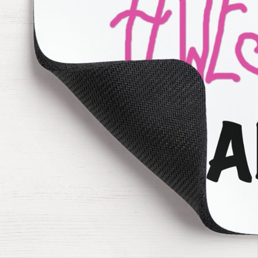 Roze totaal Geweldige T-shirts Nanna en Giften Muismat (Hoek)