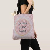 Roze Tote Tas voor de Moeder van de Bruid (Dichtbij)