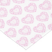 Roze tourmaline edelstenen tafelkleed (Gekanteld)