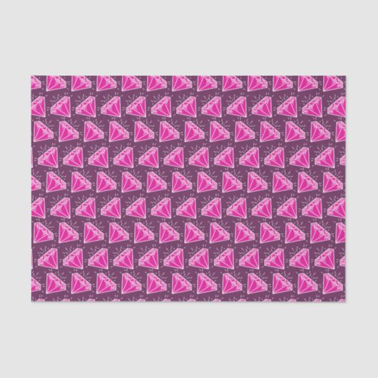 Roze tourmaline, gemstone, grafisch papier (Voorkant)