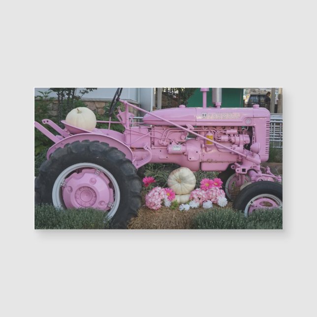 Roze tractor (Voorkant)