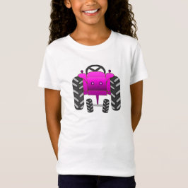 Roze tractor t-shirt