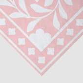 Roze Traditioneel Been Inlegwerk Decoupage Papier (Detail)