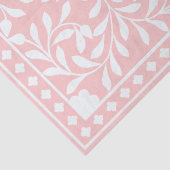 Roze Traditioneel Been Inlegwerk Decoupage Papier (Detail)