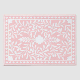 Roze Traditioneel Been Inlegwerk Decoupage Papier