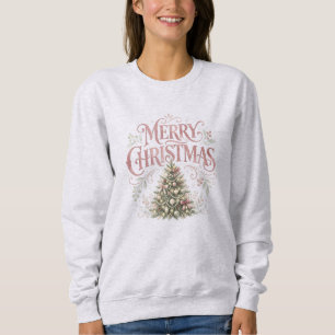 Roze traditionele kerstboom Pinkmas Trui