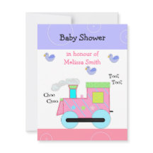 Roze Trein Baby Shower