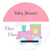 Roze Trein Baby Shower