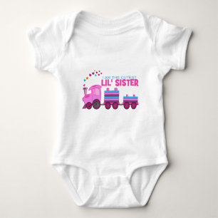 Roze trein - Lil' Sister Romper
