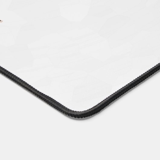 Roze Treinmotor  Steampunk Stijl Bureaumat (Hoek)