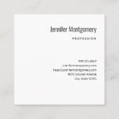 Roze Treinmotor  Steampunk Stijl Vierkante Visitekaartje (Achterkant)