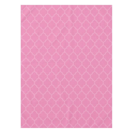 Roze Trellis Tablecloth Tafelkleed (Voorkant)