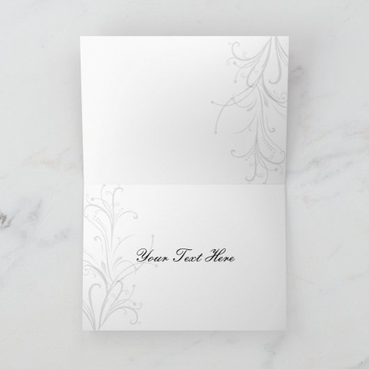 roze trendy Hartelijk dank Bedankkaart (Binnen)