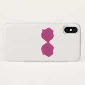 Roze trendy zonnebril Case-Mate iPhone case (Achterkant (horizontaal))