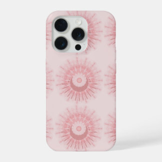 Roze Tribal Boho Patroon Hoesje iPhone 15 Pro Case